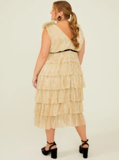 Goldie Shimmer Maxi Dress -Deals Trending US Clothes Store 001926 DJSW138P CHAMPAGNE 03