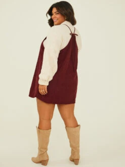 Raine Skirtall -Deals Trending US Clothes Store 001926 DMS1157P WINE 03