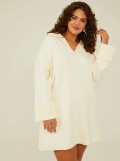 Lena Sweater Dress -Deals Trending US Clothes Store 001926 KCS519IMK P IVORY 01