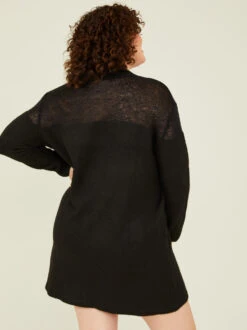 Bryanna Sweater Dress -Deals Trending US Clothes Store 001926 KCS583IMK P BLACK 03