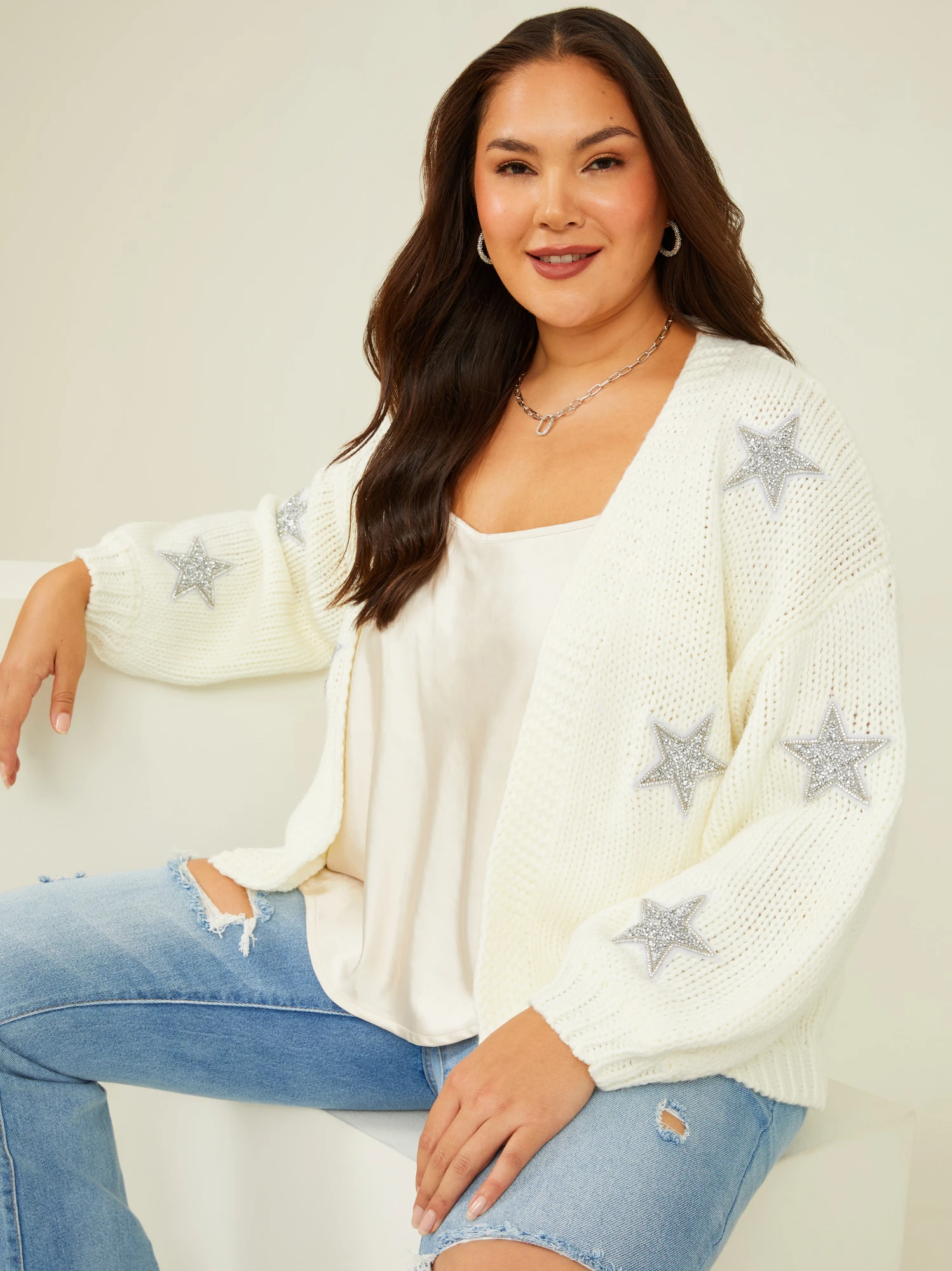 Shining Star Oversized Cardigan 1 Shining Star Oversized Cardigan