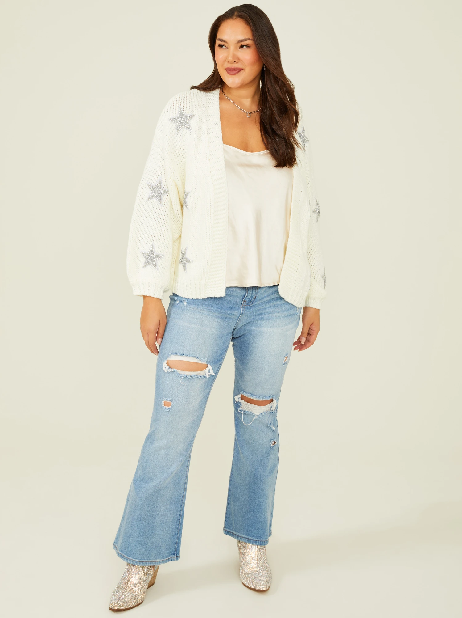 Shining Star Oversized Cardigan 2 Shining Star Oversized Cardigan - Image 2