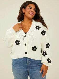 Crystal Daisy Cardigan