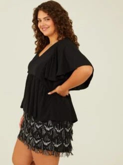 Amelia Glitter Top 7 Amelia Glitter Top -Deals Trending US Clothes Store 001950 BT2977C AS BLACK 02