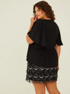 Amelia Glitter Top 8 Amelia Glitter Top -Deals Trending US Clothes Store 001950 BT2977C AS BLACK 03
