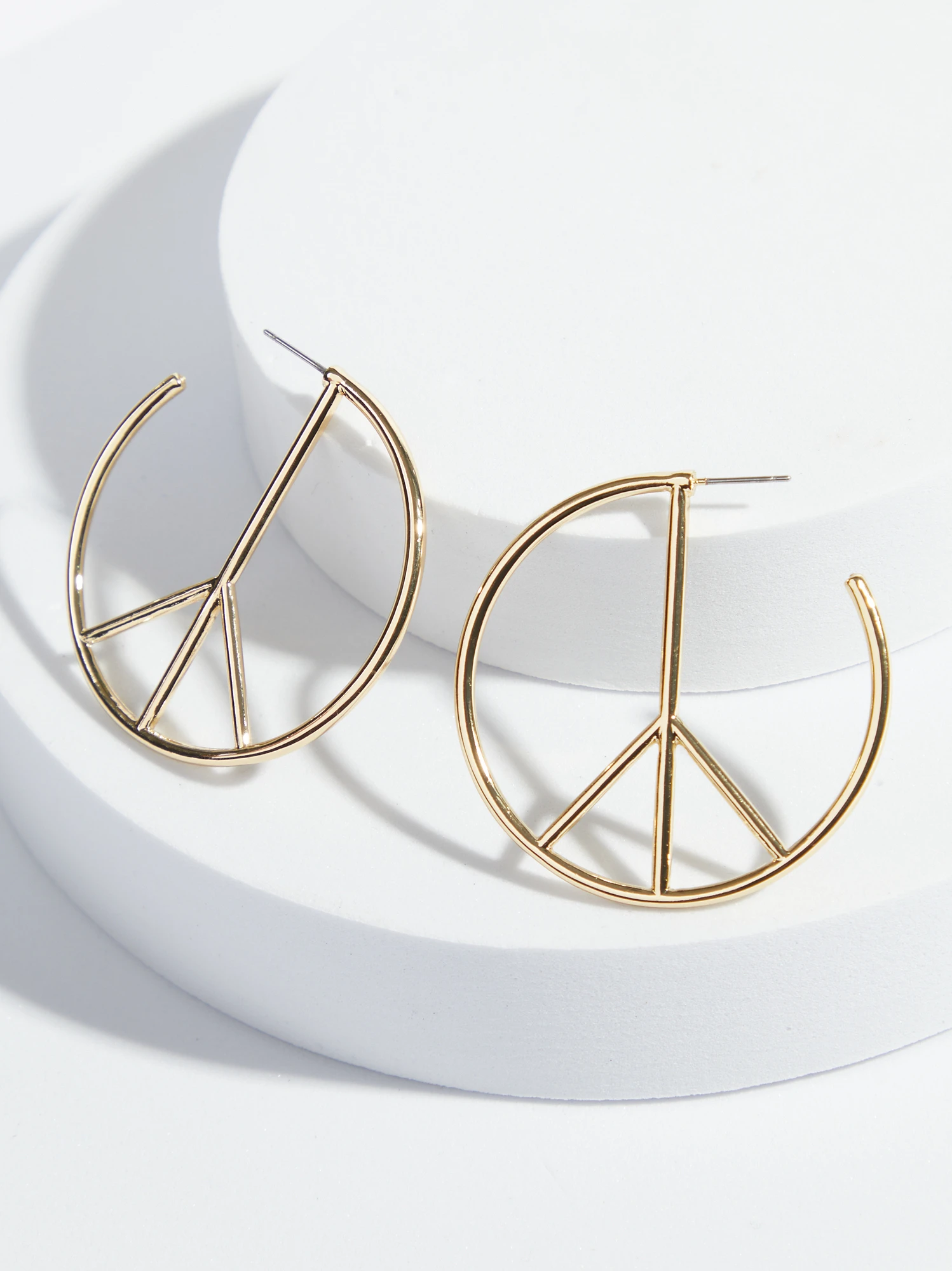 Peace Hoop Earrings 1 Peace Hoop Earrings