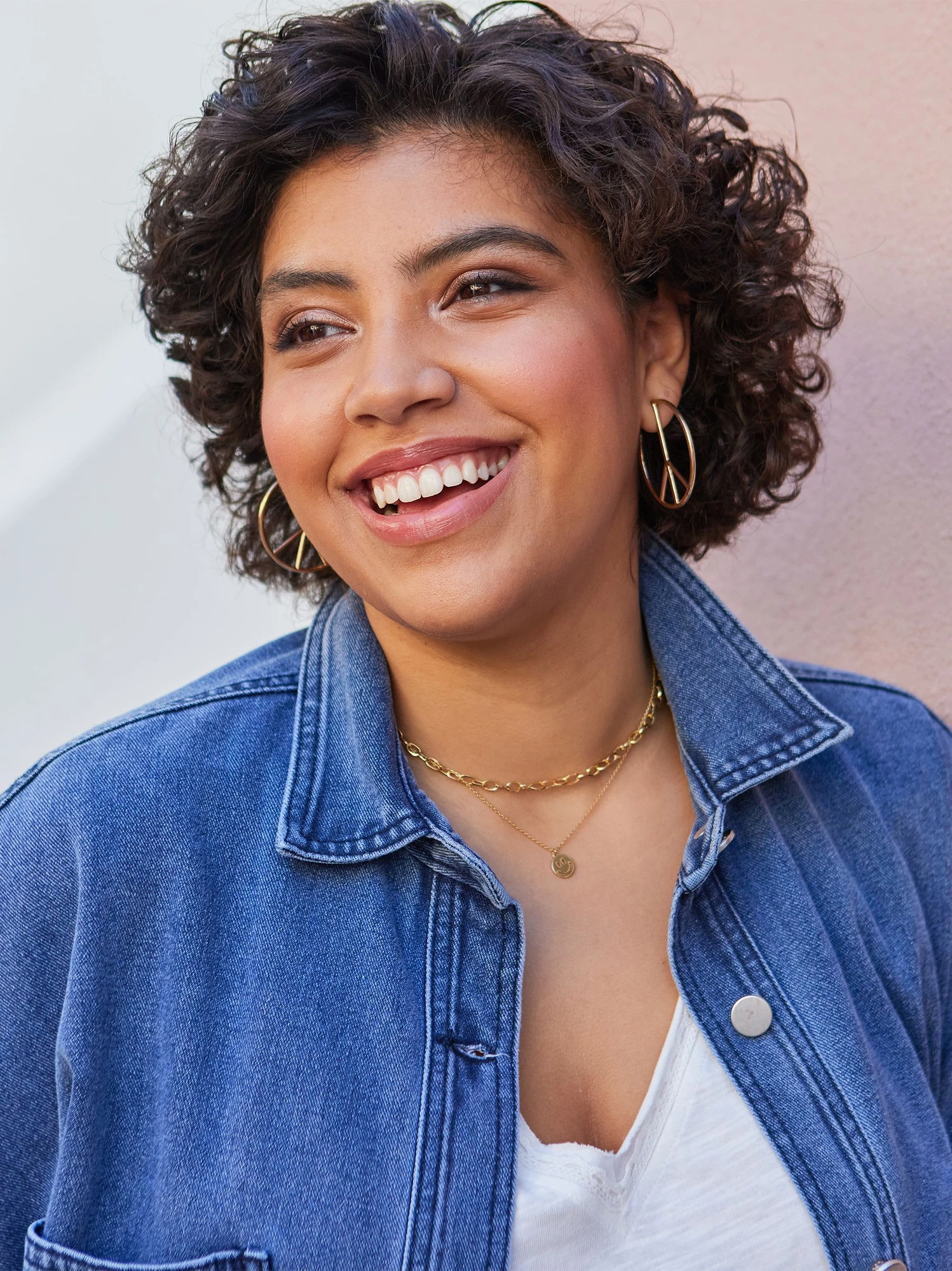 Peace Hoop Earrings 3 Peace Hoop Earrings - Image 3