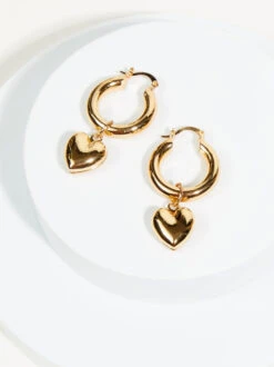 Bubble Heart Earrings