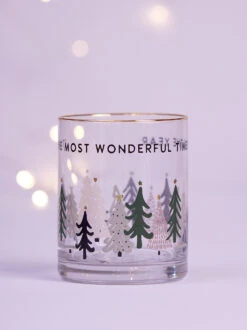 Most Wonderful Time Glass Cup