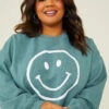 Smiley Oversized Sweatshirt
