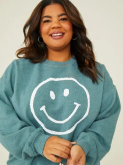 Smiley Oversized Sweatshirt