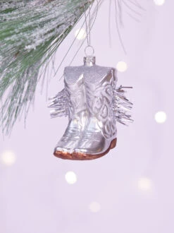 Cowgirl Boots Christmas Ornament