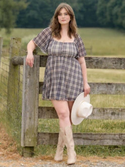 Ruthie Plaid Dress