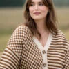 Charlie Checkered Cardigan