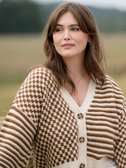 Charlie Checkered Cardigan