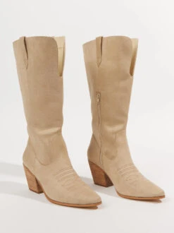 Kaiya Wide Width & Calf Cowboy Boots -Deals Trending US Clothes Store 002065 KAIYA W NATURAL 00