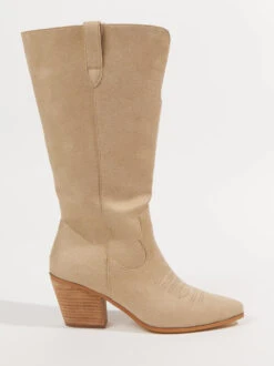 Kaiya Wide Width & Calf Cowboy Boots -Deals Trending US Clothes Store 002065 KAIYA W NATURAL 01