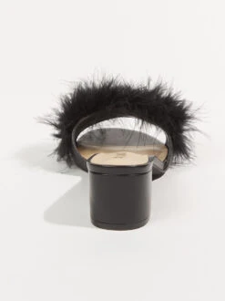 Oaklyn Feather Wide Width Heels -Deals Trending US Clothes Store 002065 OAKLYN W ARU BLACK 02