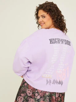 Def Leppard Oversized Sweatshirt 8 Def Leppard Oversized Sweatshirt -Deals Trending US Clothes Store 002067 DEF0497J2022AR ORCHID 03