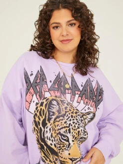 Def Leppard Oversized Sweatshirt 9 Def Leppard Oversized Sweatshirt -Deals Trending US Clothes Store 002067 DEF0497J2022AR ORCHID 04