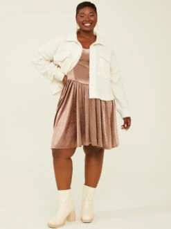 Dylan Sherpa Shacket -Deals Trending US Clothes Store 003017 ACT11040AR IVORY 00