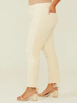 Finley Velvet Pants -Deals Trending US Clothes Store 003032 PC330 R2ZZ CREAM 03