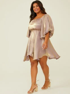 Shimmer Soleil Dress -Deals Trending US Clothes Store 003033 MDR1250P AS GOLD 02