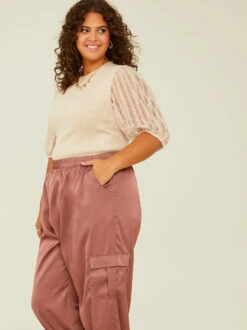 Isadora Shimmer Top -Deals Trending US Clothes Store 003041 PLT18565 018 BEIGE 02