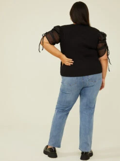 Effie Top 6 Effie Top -Deals Trending US Clothes Store 003041 PLT19804 018 BLACK WHITE 03