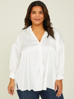 Hendrix Buttondown Top 6 Hendrix Buttondown Top -Deals Trending US Clothes Store 003041 PT18381F 018 WHITE 01