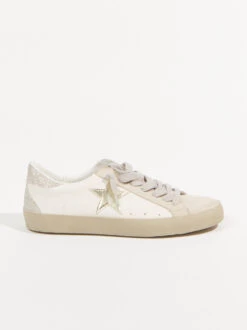 Paula Shimmer Sneakers -Deals Trending US Clothes Store 003062 PAULA ARU BONE 01
