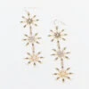 Pearl Snowflake Earrings