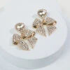 Crystal Bow Earrings
