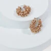 Bellezza Rhinestone Hoop Earrings