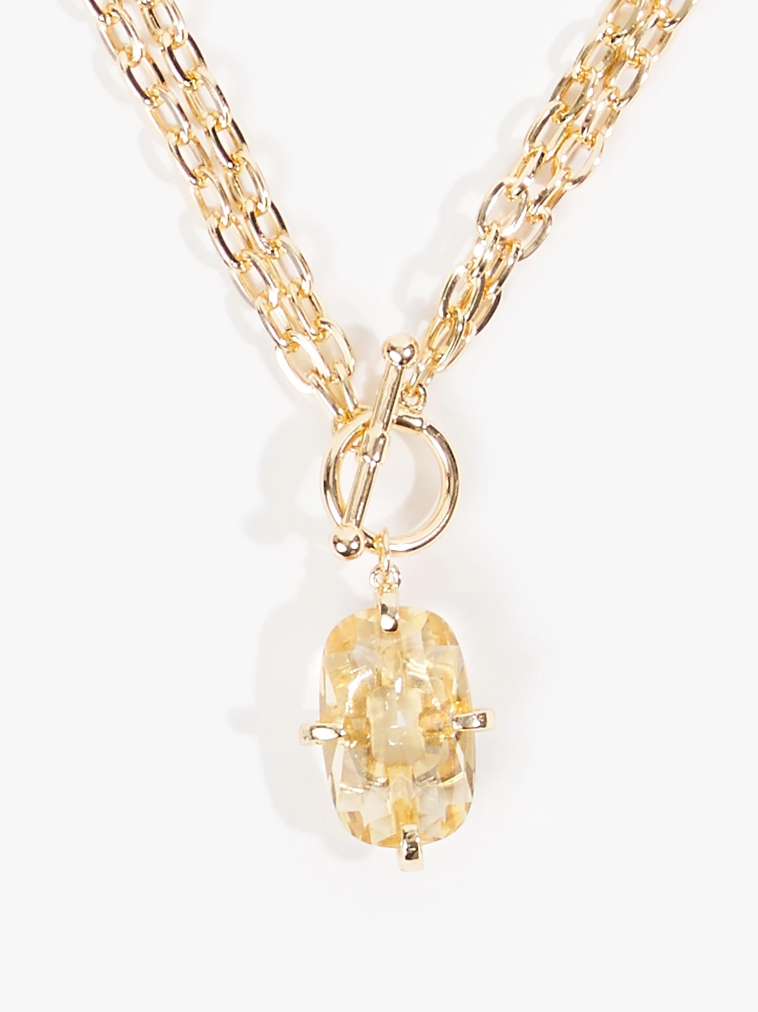 Lillie Toggle Gem Necklace 2 Lillie Toggle Gem Necklace - Image 2