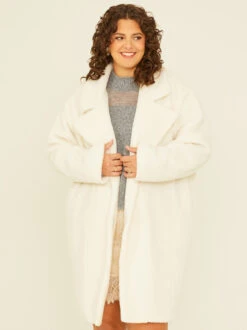Nora Teddy Coat -Deals Trending US Clothes Store 004015 AE3539AR IVORY 01