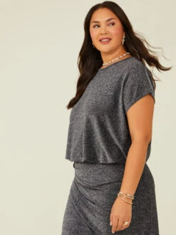 Emily Shimmer Top 7 Emily Shimmer Top -Deals Trending US Clothes Store 004015 AE4233PLAR BLACK 02