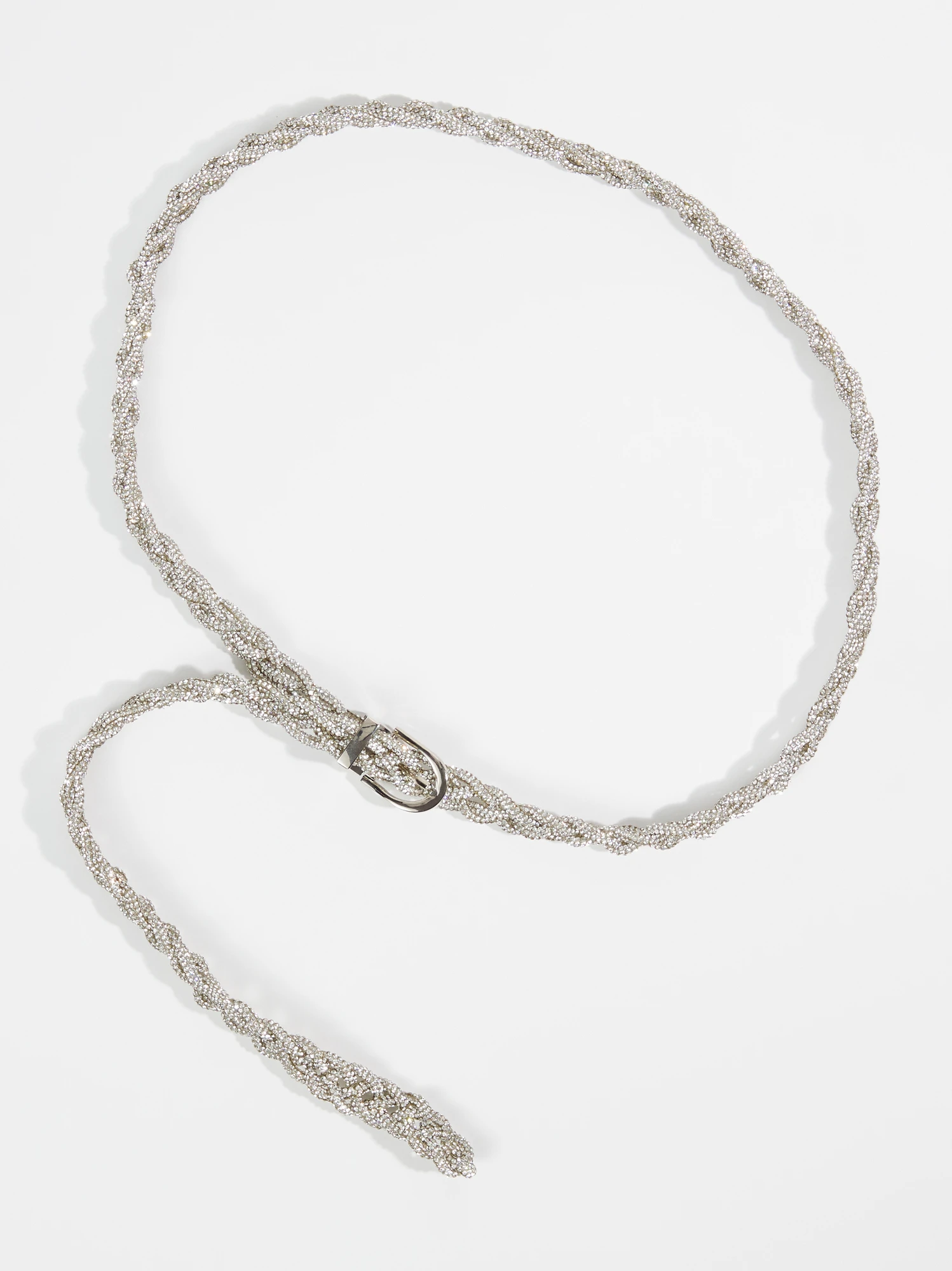 Rhinestone Braided Belt 1 Rhinestone Braided Belt