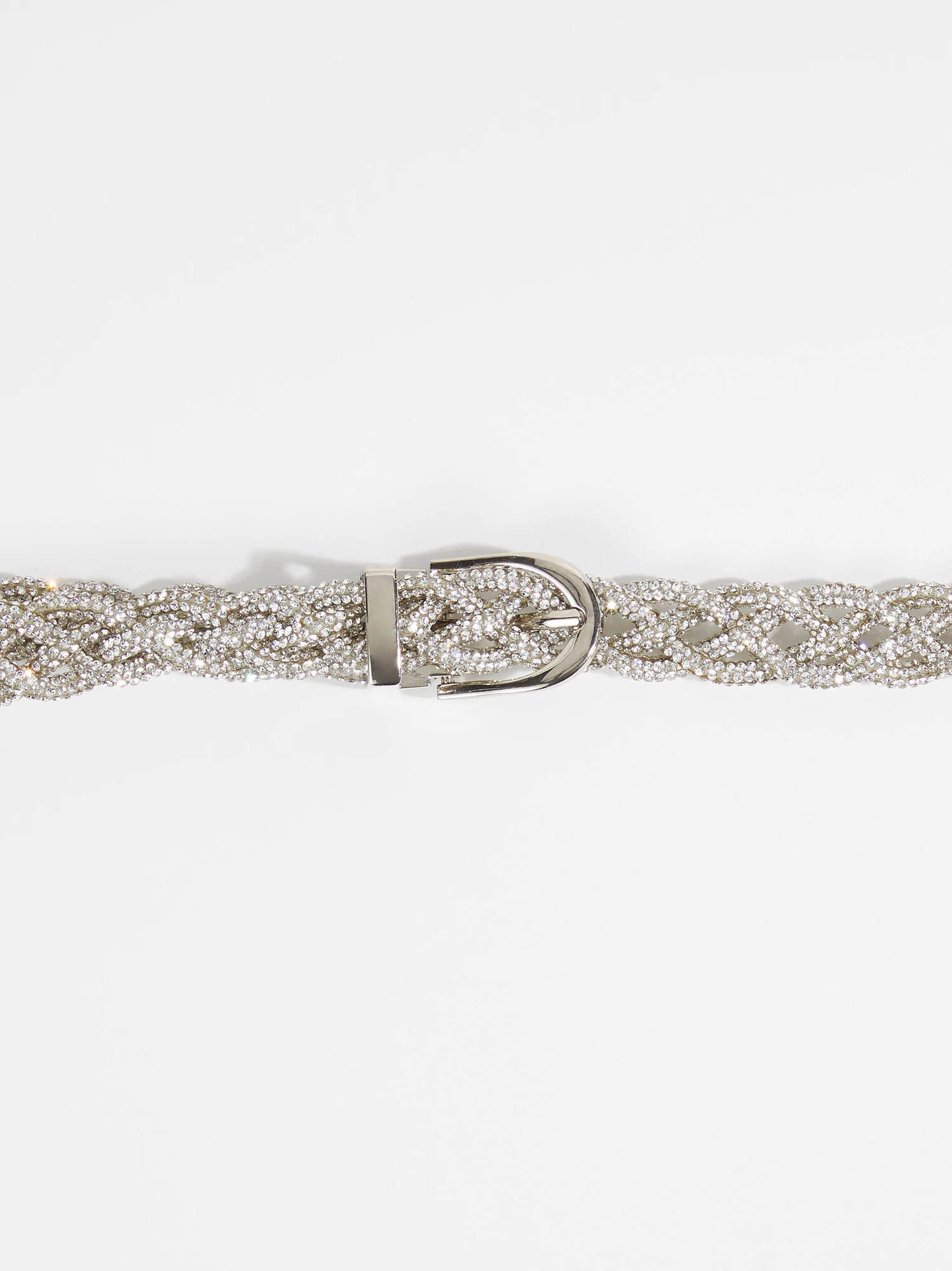 Rhinestone Braided Belt 2 Rhinestone Braided Belt - Image 2