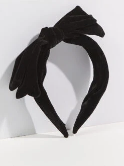Velvet Bow Headband