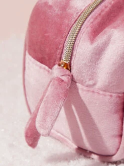 Velvet Cosmetic Bag -Deals Trending US Clothes Store 004033 LUSHCOSBAG PINK 02