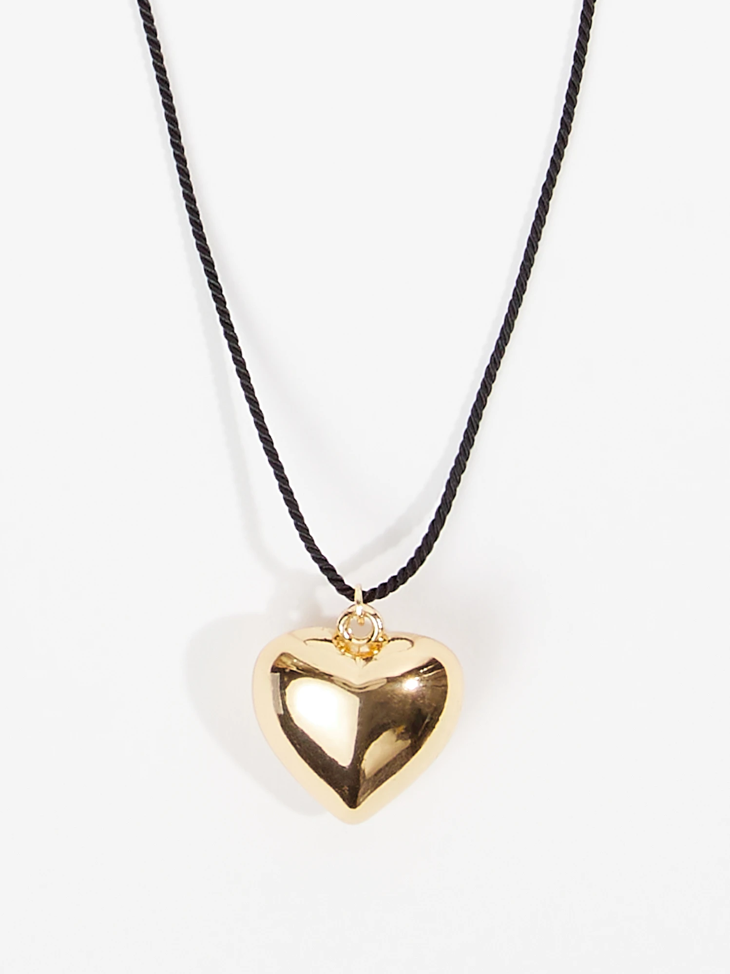 Bubble Heart Rope Necklace 2 Bubble Heart Rope Necklace - Image 2