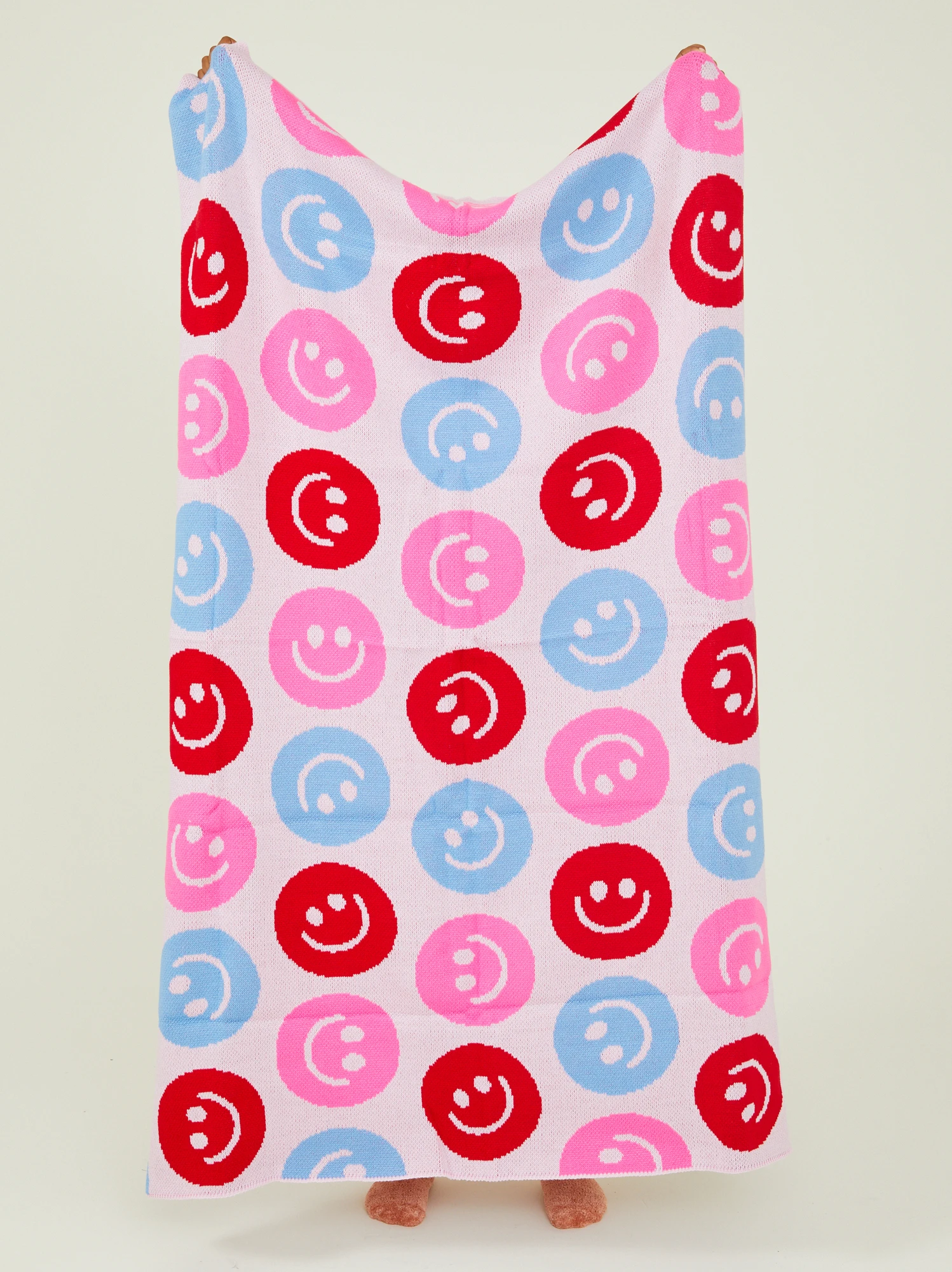 Happy Face Oversized Blanket 1 Happy Face Oversized Blanket