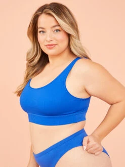 Rib Crop Tank Bralette -Deals Trending US Clothes Store 004163 ARL 2203 GALACTIC COBALT 02