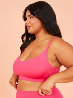 Seamless Bralette -Deals Trending US Clothes Store 004173 DY137 RASPBERRY SORBET 02