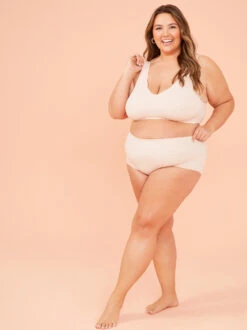 Seamless Ribbed Bralette -Deals Trending US Clothes Store 004173 DY141 PEACH WHIP 04