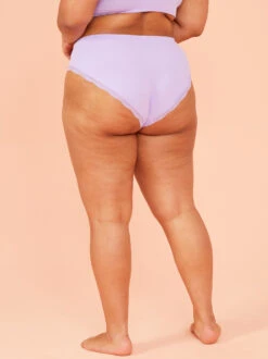 Seamless Ribbed High Leg Undie -Deals Trending US Clothes Store 004173 DY142 DIGITAL LAVENDER 04