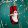 Santa Gnome Christmas Ornament