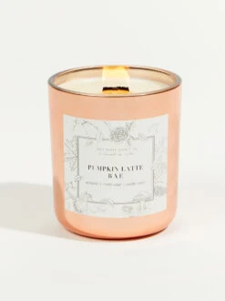 Pumpkin Latte Metallic Candle