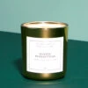 Poppin' Poinsettias Metallic Candle